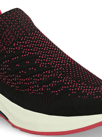 HRX by Hrithik Roshan Women Black & Fuchsia Slip-On Walking  Shoes