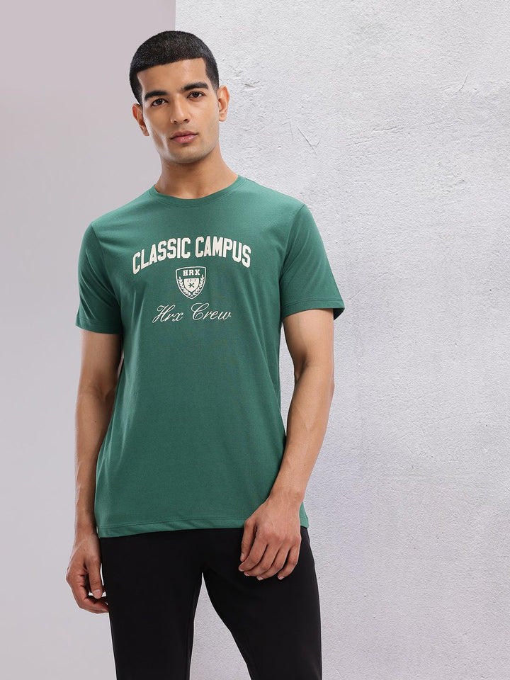 HRX by Hrithik Roshan Typography Printed Lifestyle T-shirt