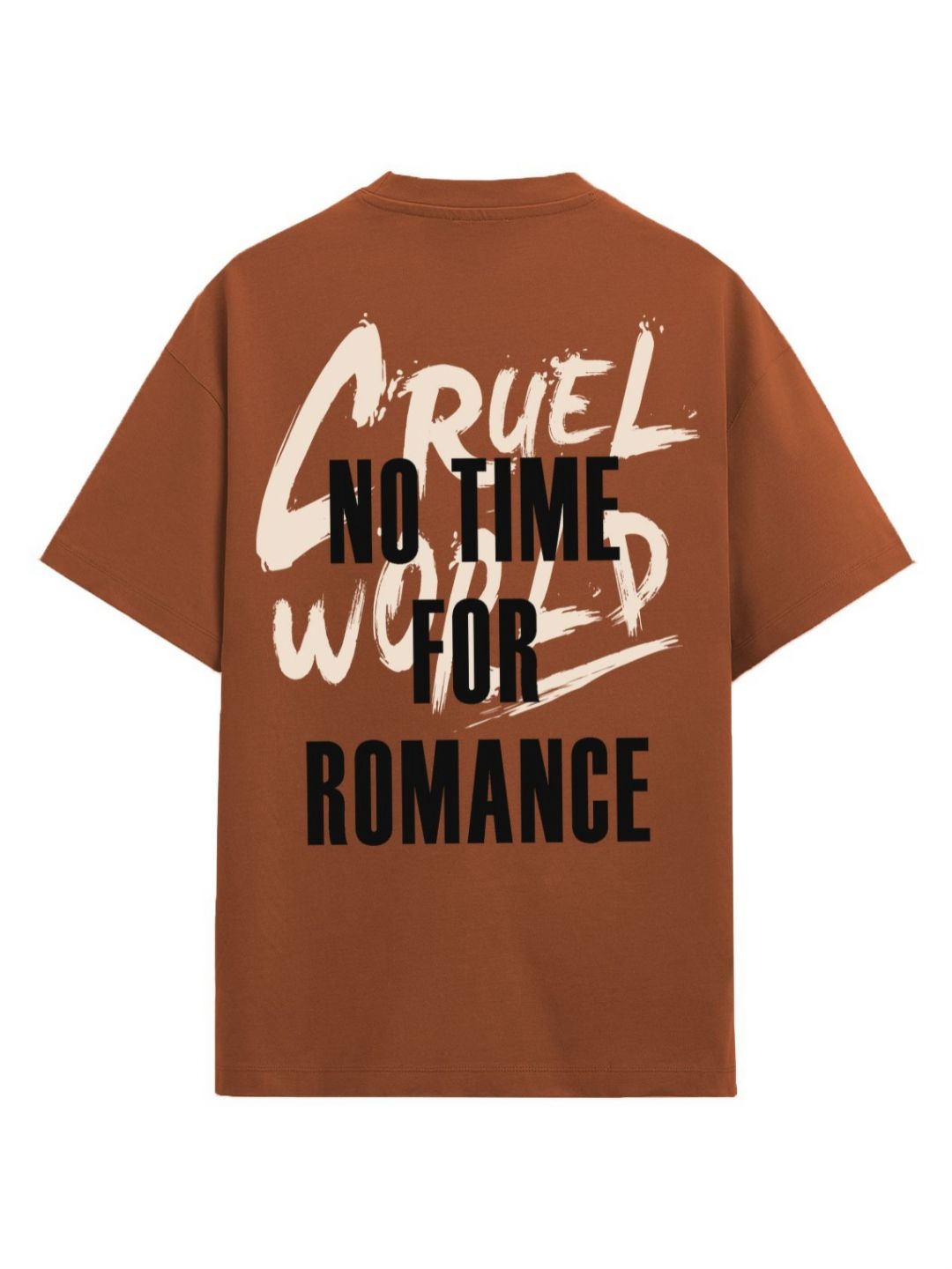 ADRO Men Typography Printed V-Neck T-shirt