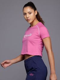 HRX by Hrithik Roshan Lifestyle Printed Crop T-shirt