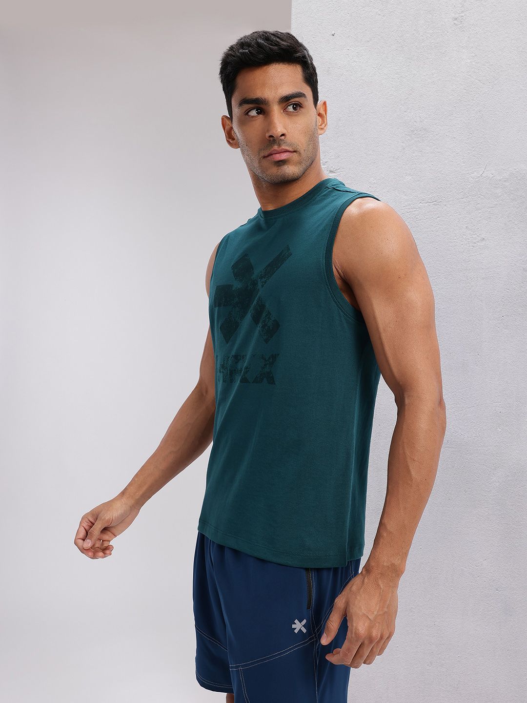 HRX by Hrithik Roshan Brand Logo Printed Sports T-shirt