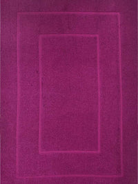 BOMBAY DYEING Purple Pure Cotton Anti Skid 450 GSM Bath Rugs
