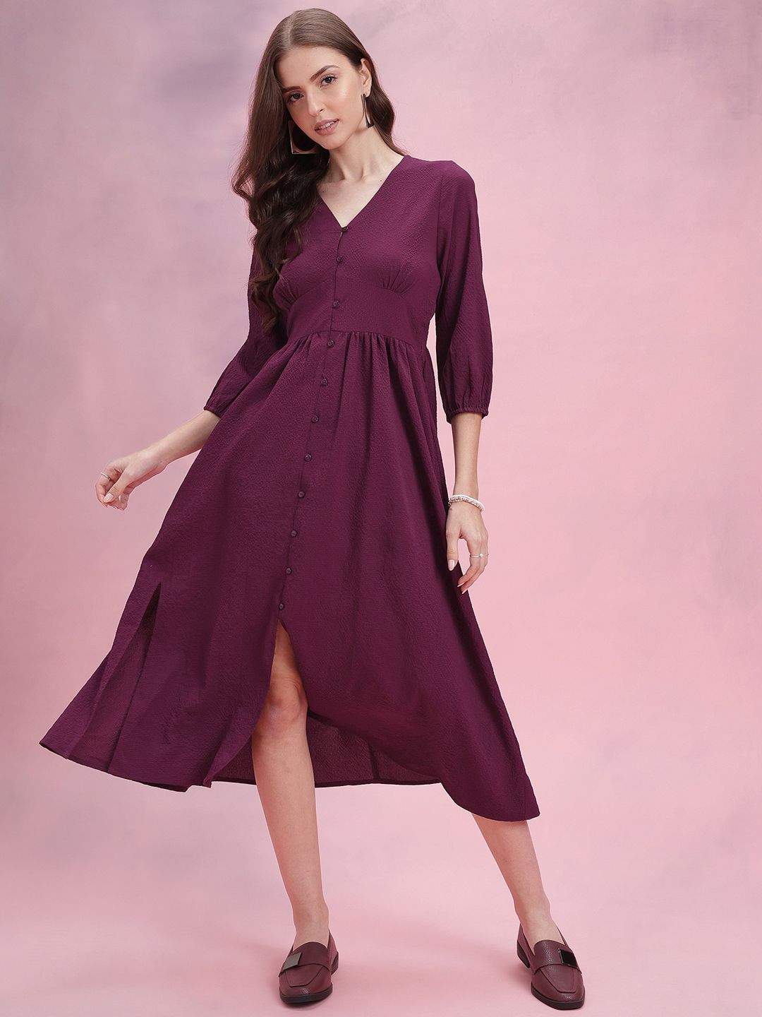 DressBerry A-Line Midi Dress