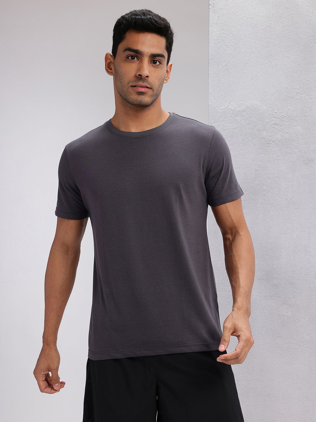 HRX by Hrithik Roshan Brand Logo Printed Training T-shirt