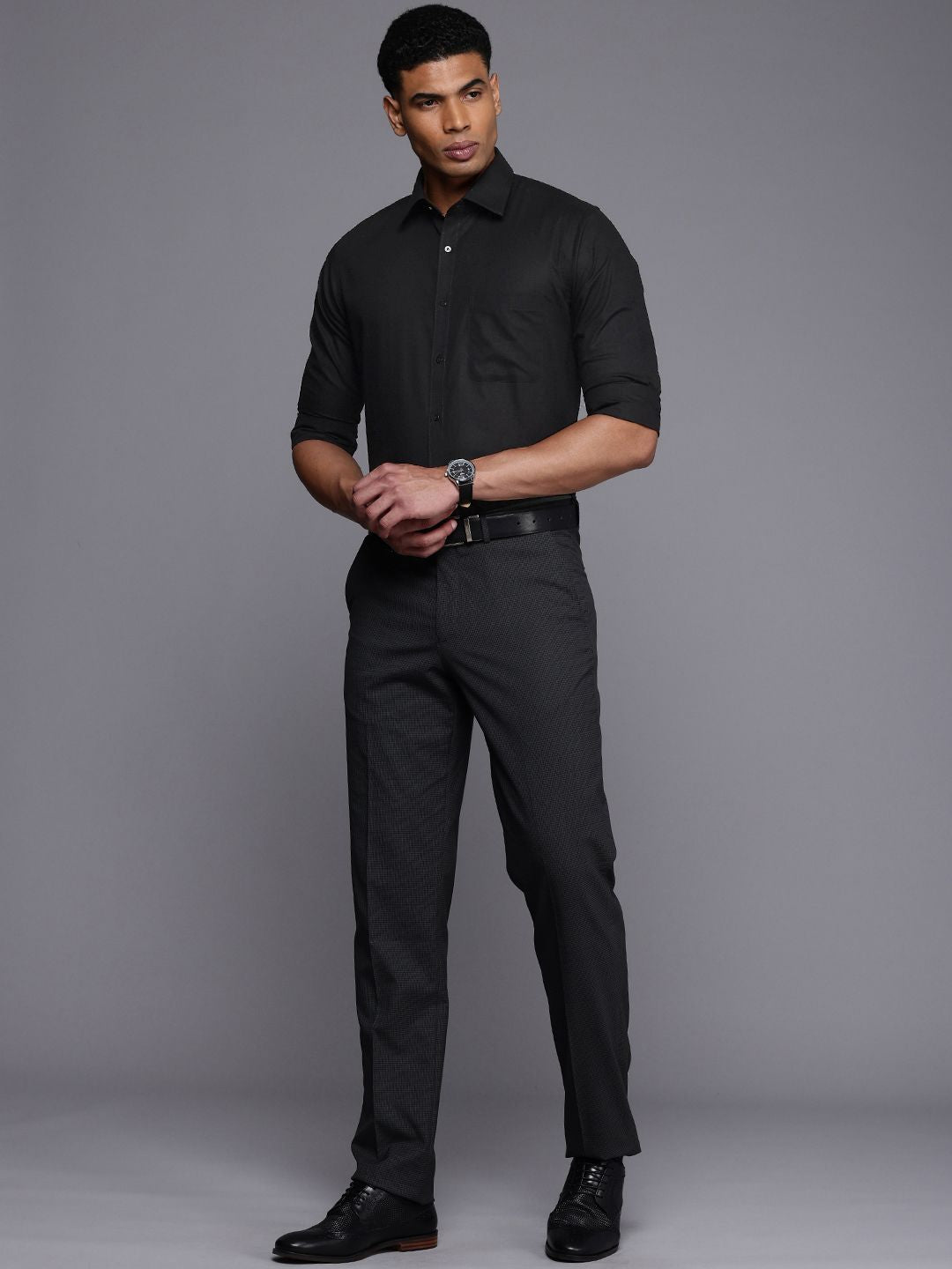 Raymond Pure Cotton Standard Slim Fit Formal Shirt