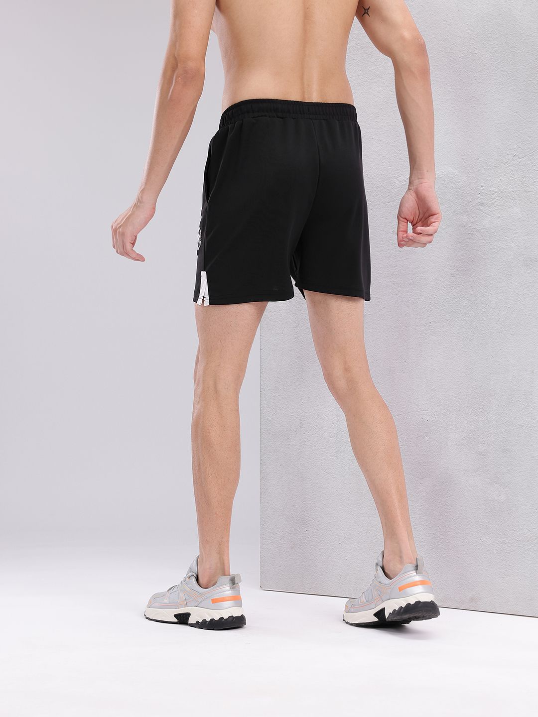 HRX by Hrithik Roshan Men Brand Logo Print Detail Rapid-Dry Running Shorts