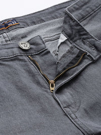 The Indian Garage Co Men Bootcut Heavy Fade Stretchable Jeans