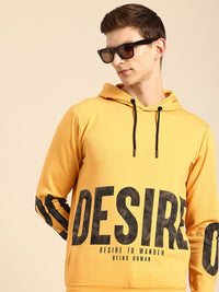 Being Human Typography Printed Hooded Sweatshirt