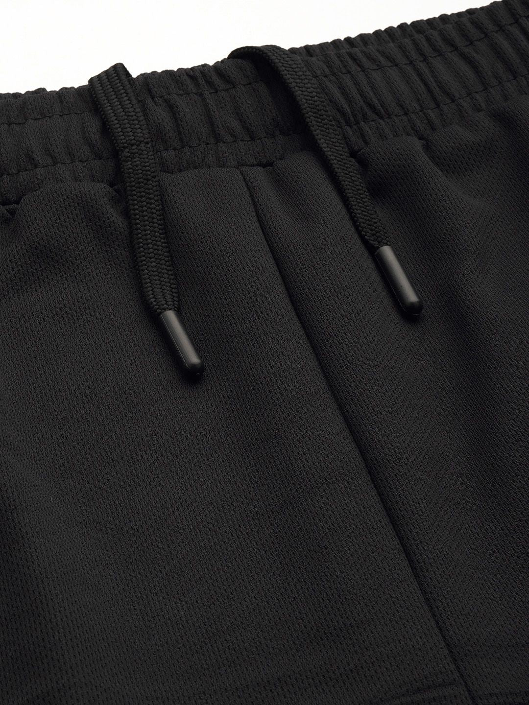 HRX by Hrithik Roshan Men Sculptflex Self-Design Rapid-Dry Training Shorts
