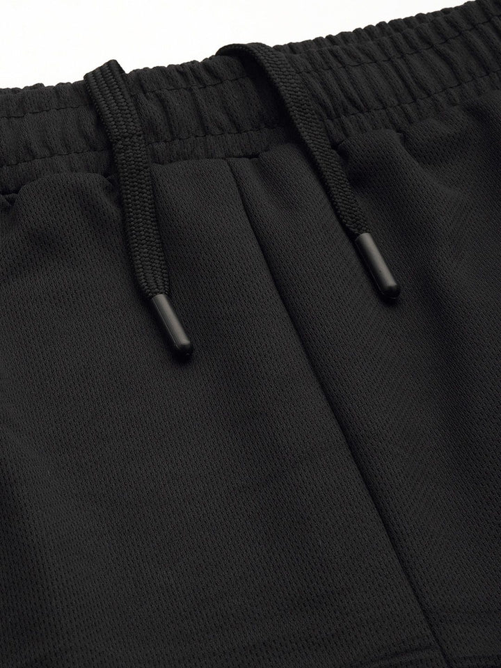 HRX by Hrithik Roshan Men Sculptflex Self-Design Rapid-Dry Training Shorts