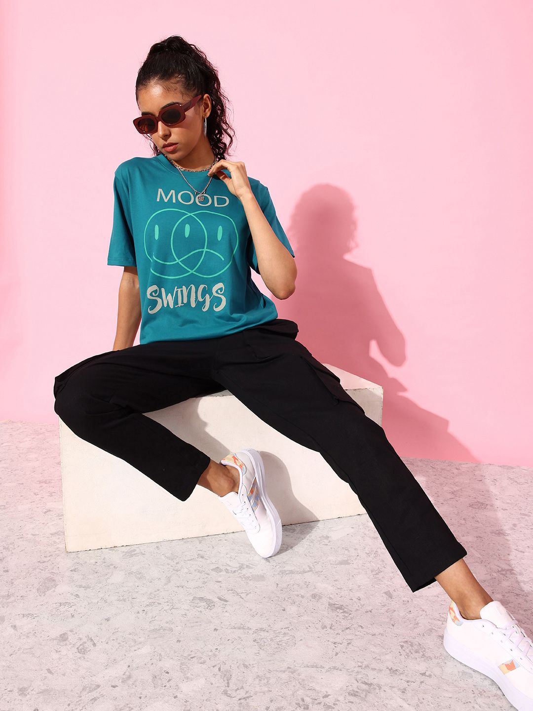 DILLINGER Pure Cotton Printed Oversized T-shirt