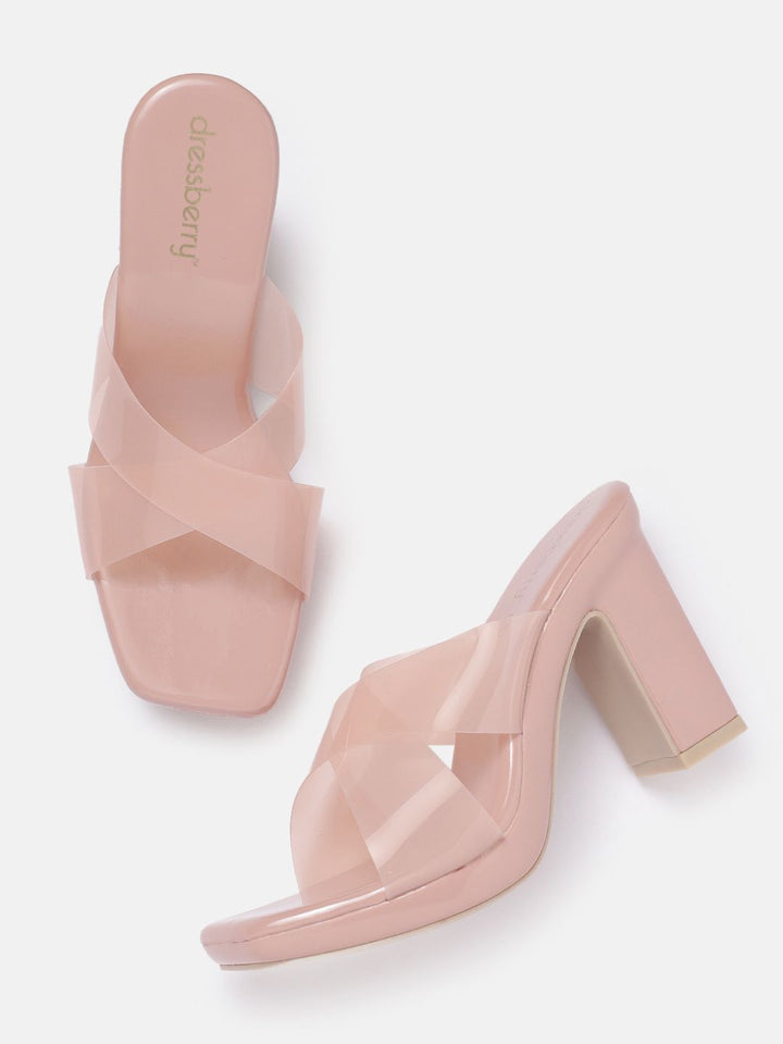 DressBerry Block Heeled Sandals