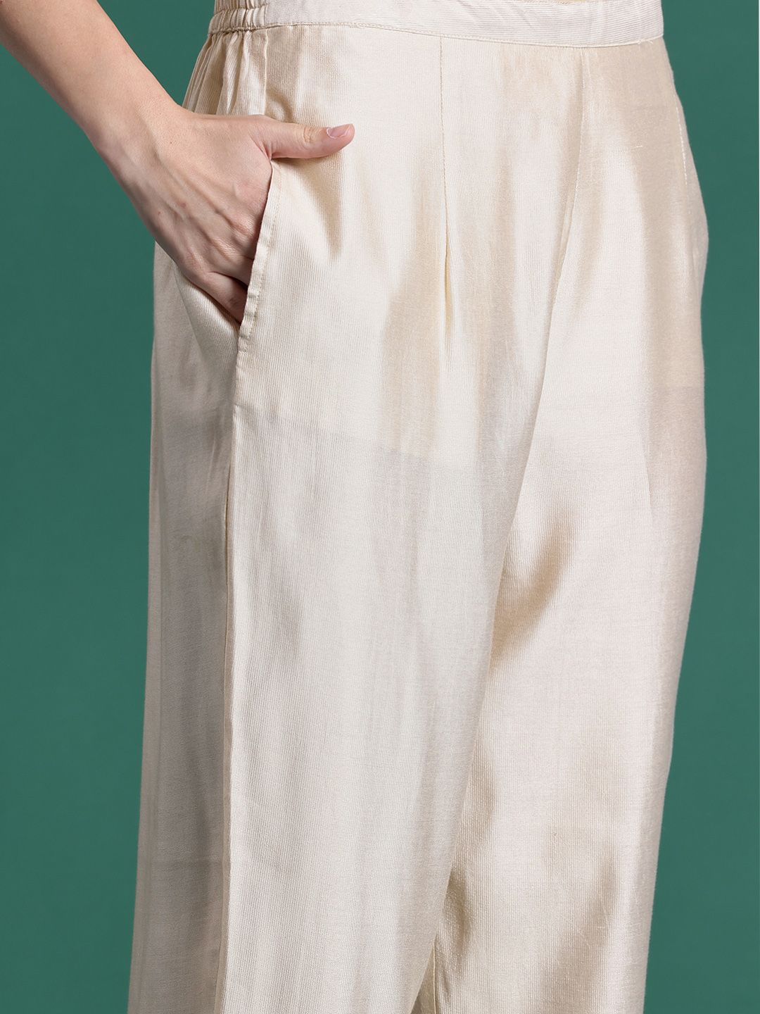 Indo Era Floral Printed Pure Cotton Kurta