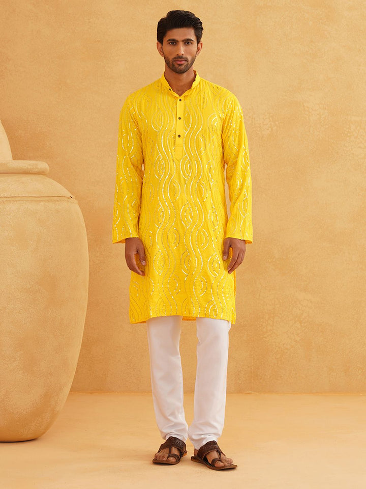SOJANYA Kurta Kapas Tulen Sulaman Labuci Dengan Churidar