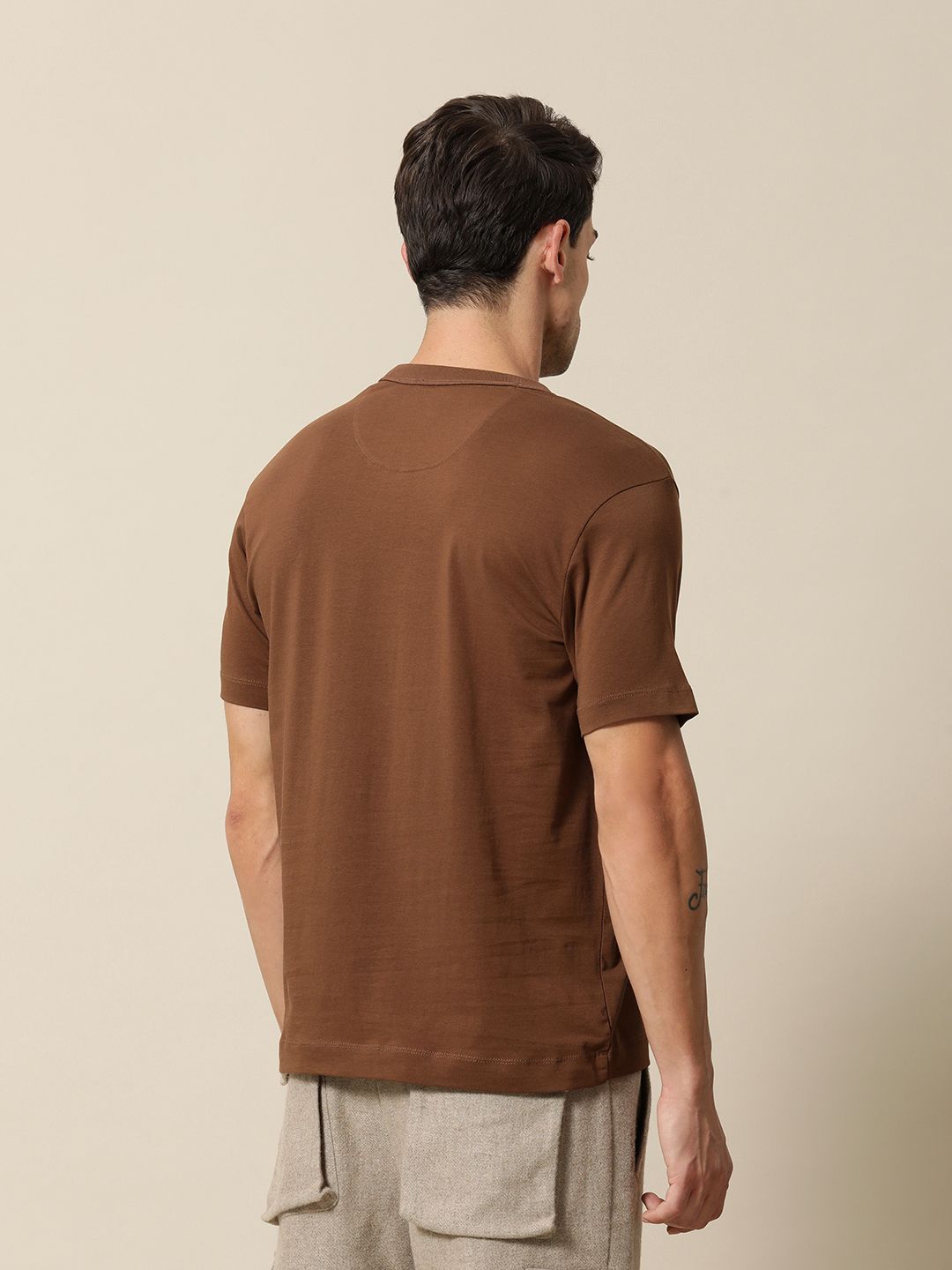 Mr Bowerbird Round Neck Tailored Fit Philsosophy Muscle T-shirt