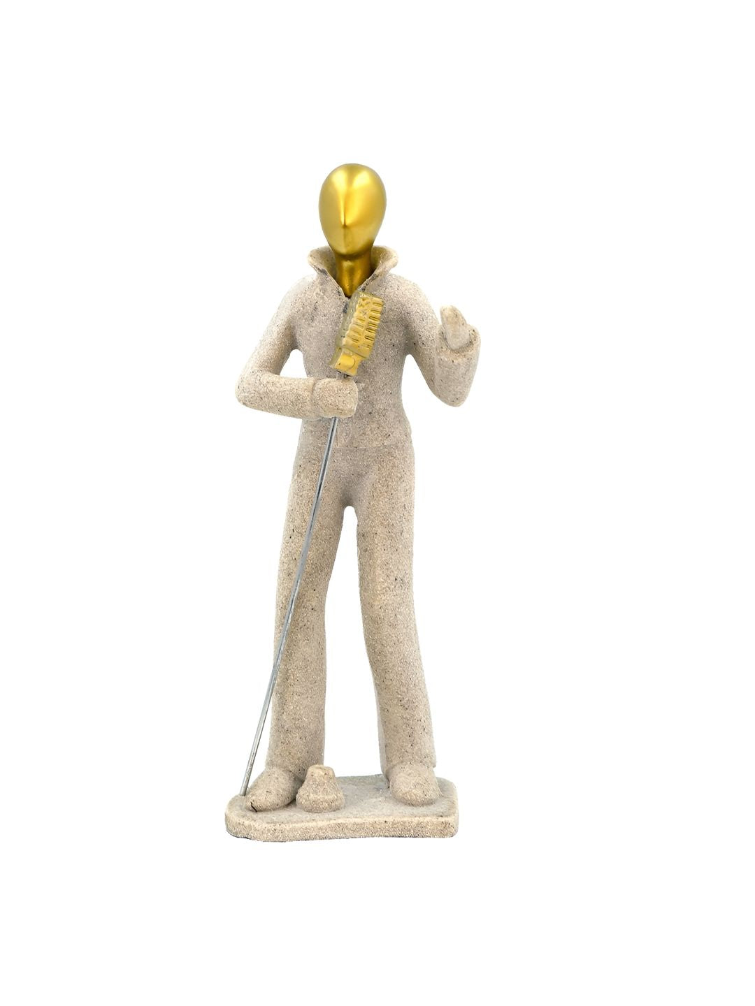 Cortina Sandstone Musical Instrument Off White Living Room Medium Showpiece - 6.3 inci