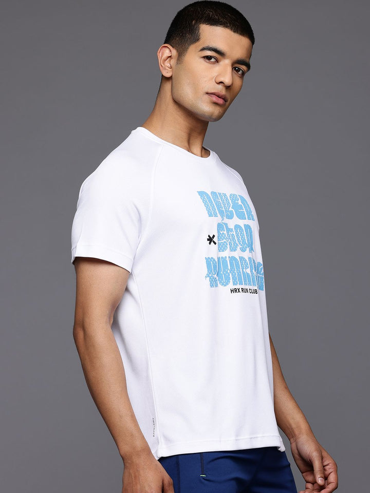 HRX by Hrithik Roshan Typography Printed Rapid-Dry Running T-shirt