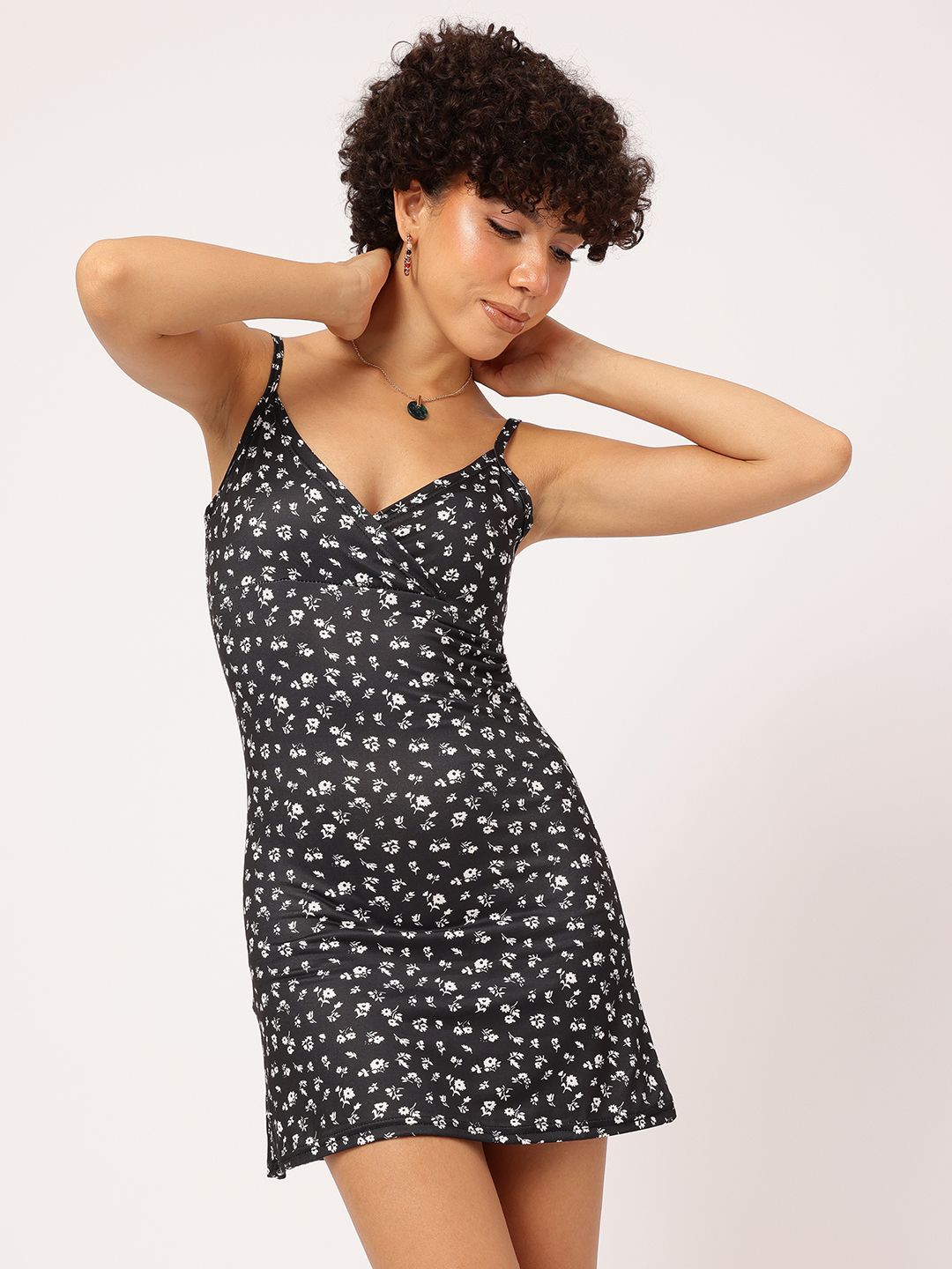 DressBerry Mono-Magic Chic Wrap Dress