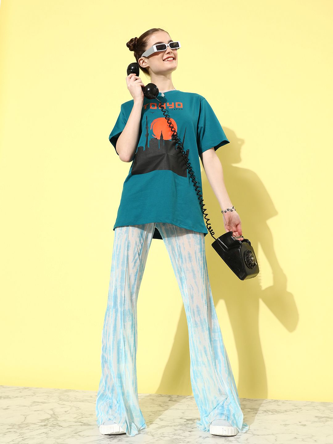 DILLINGER Pure Cotton Printed Oversized T-shirt