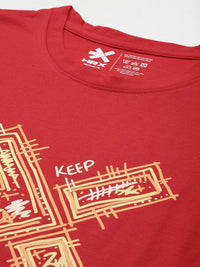 HRX by Hrithik Roshan Men Brand Logo Printed T-shirt