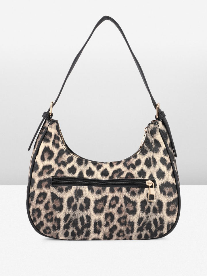all about you Animal Print Structured Hobo Bag