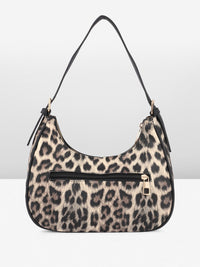 all about you Animal Print Structured Hobo Bag