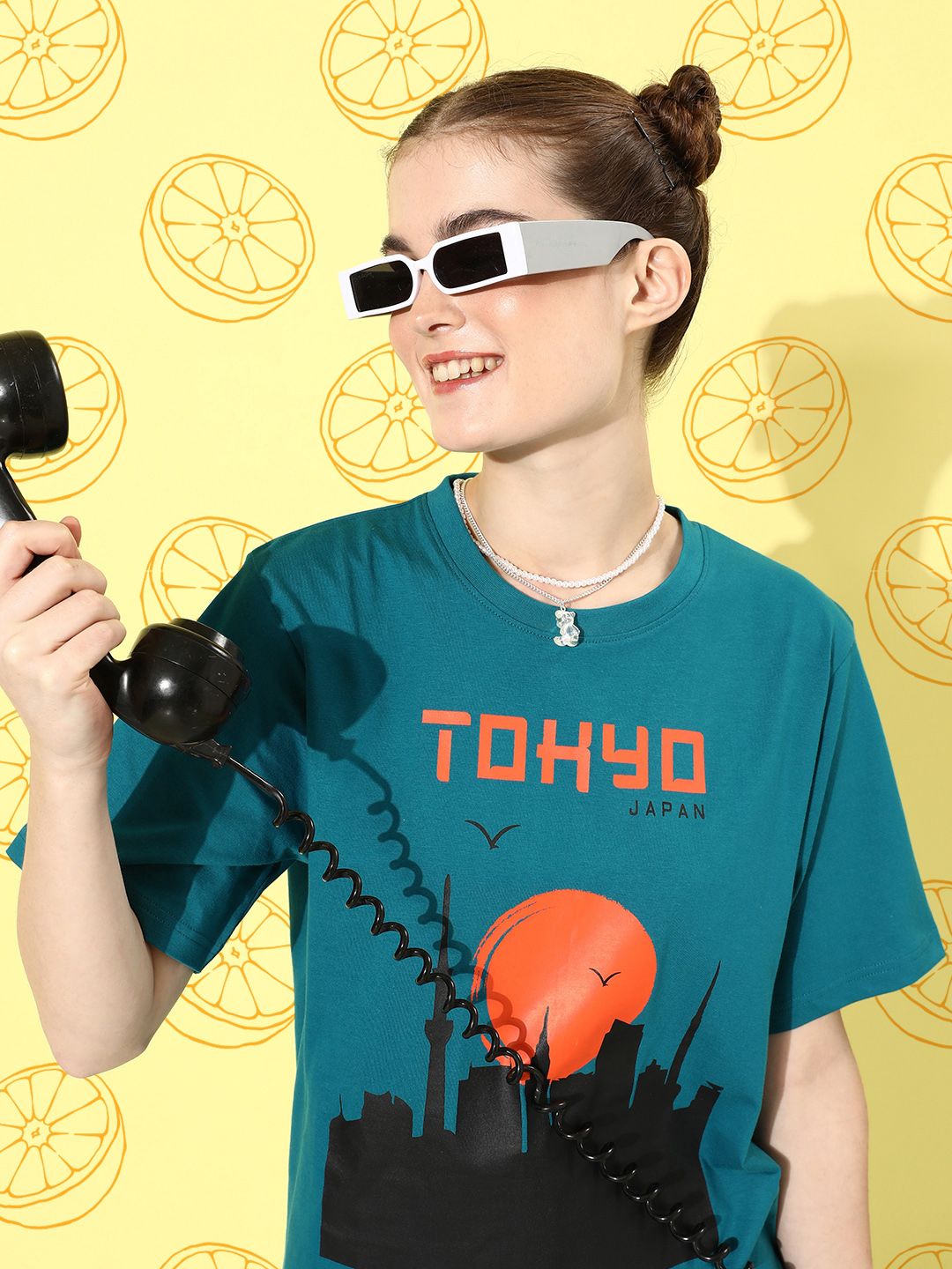 DILLINGER Pure Cotton Printed Oversized T-shirt