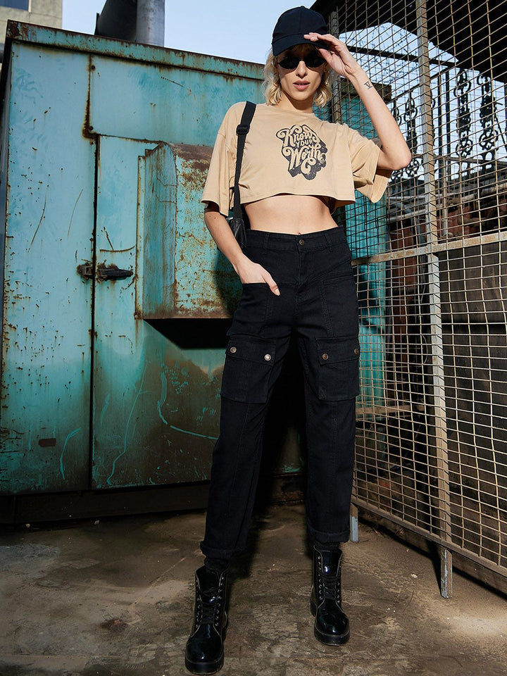 SASSAFRAS Women Cargo Jeans