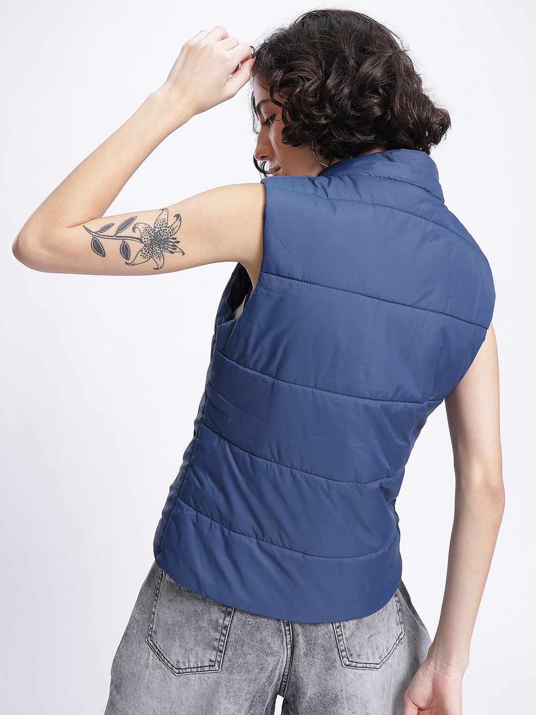 DressBerry Feminine Fit Padded Gilet Jacket