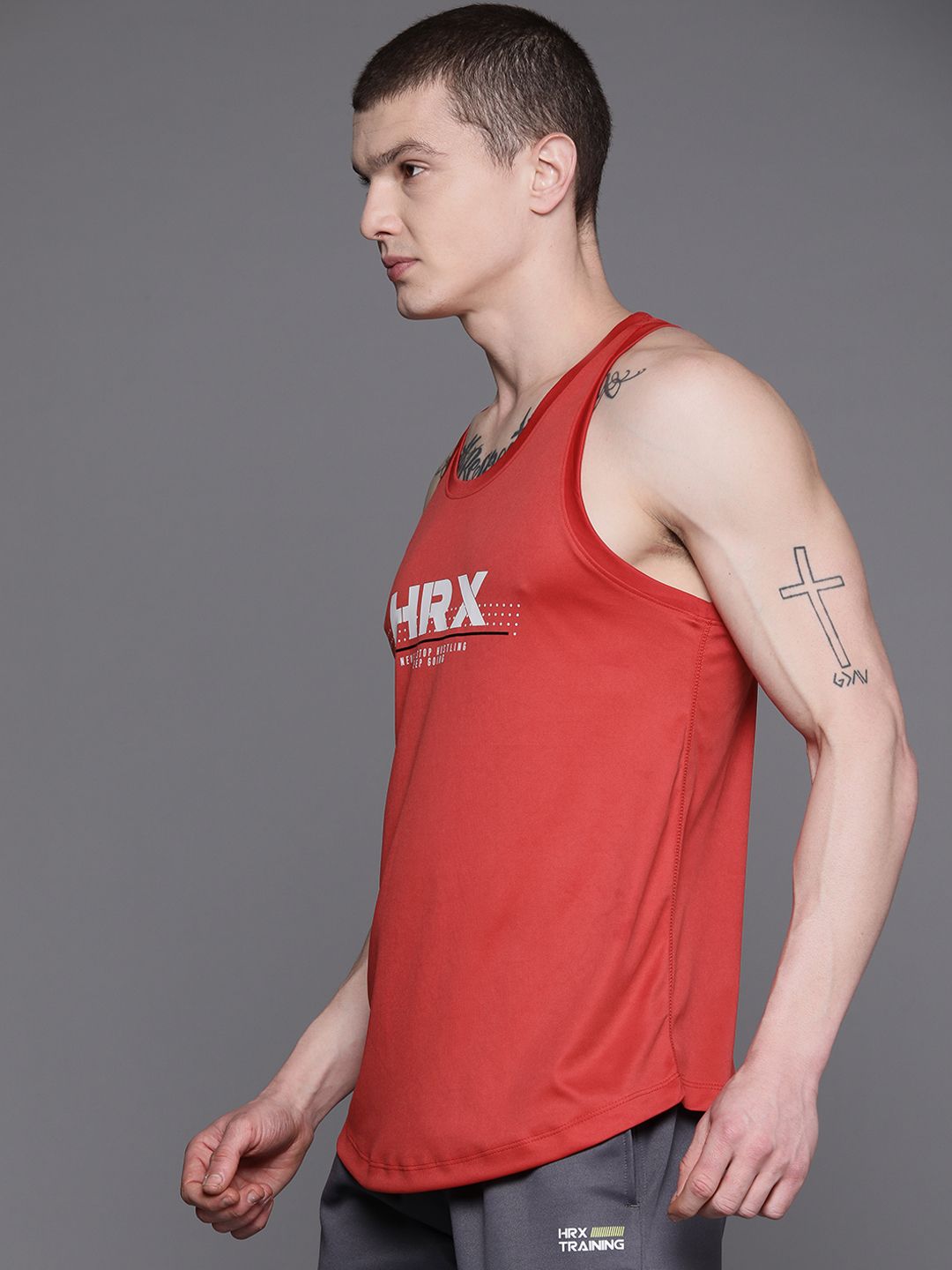 HRX by Hrithik Roshan Printed Rapid-Dry Training T-shirt