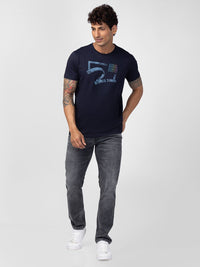 SPYKAR Men Typography Printed Cotton T-shirt