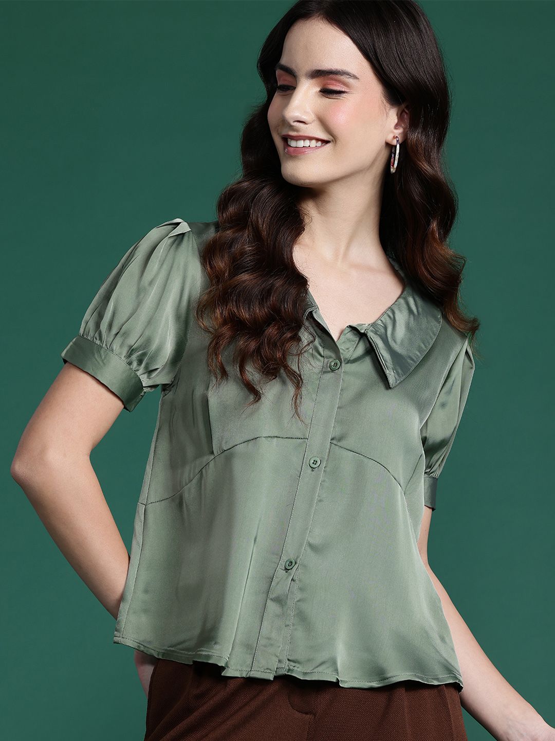 DressBerry Opaque Casual Shirt