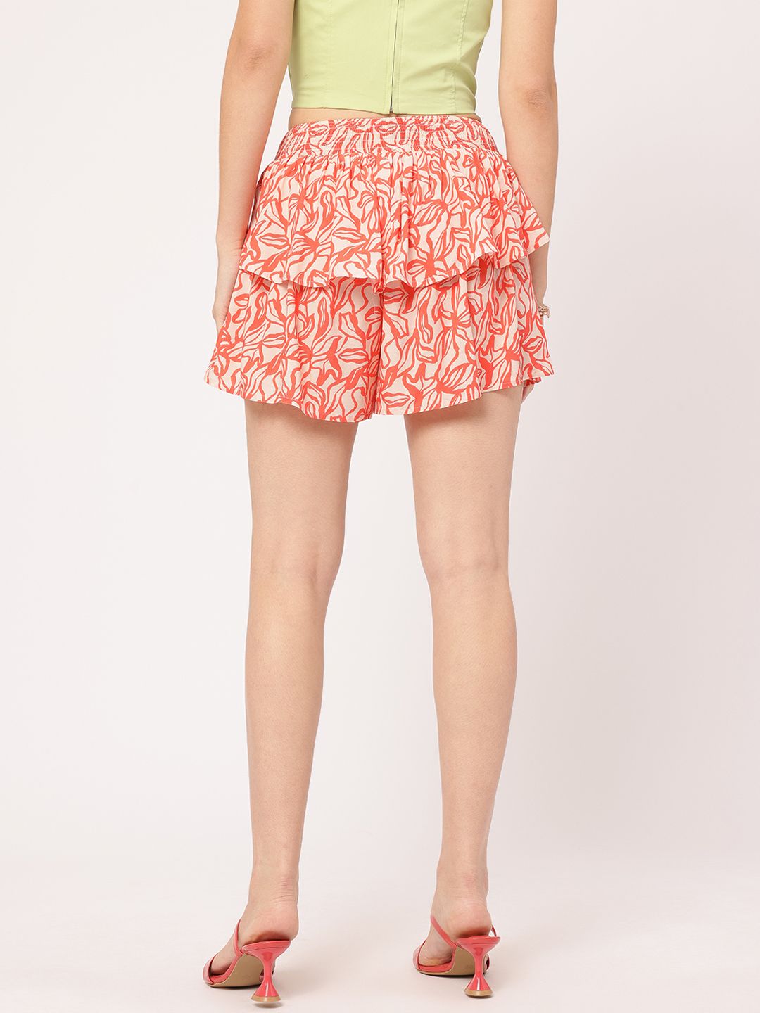 DressBerry Women Smock Detailed Layered shorts