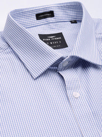 Park Avenue Pure Cotton Slim Fit Micro Checks Opaque Formal Shirt