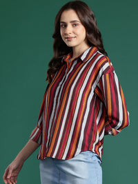 DressBerry Women Striped Casual Shirt