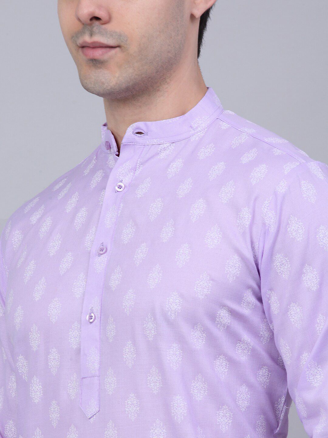 Jompers Men Ethnic Motifs Printed Cotton Kurta