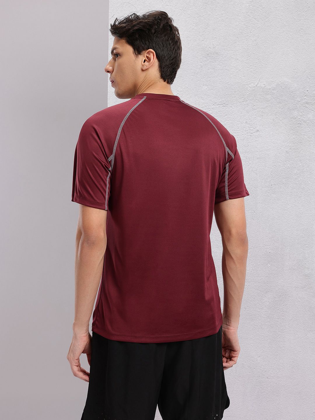 HRX by Hrithik Roshan Brand Logo Print Rapid-Dry Training T-shirt