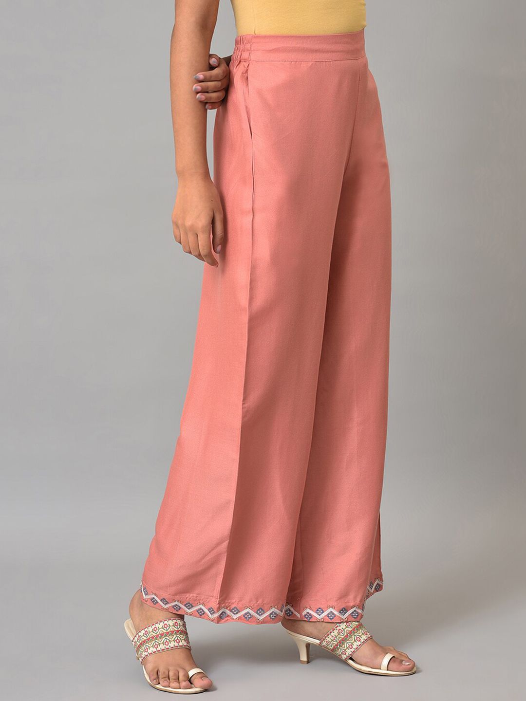 W Women Straight Fit Palazzos