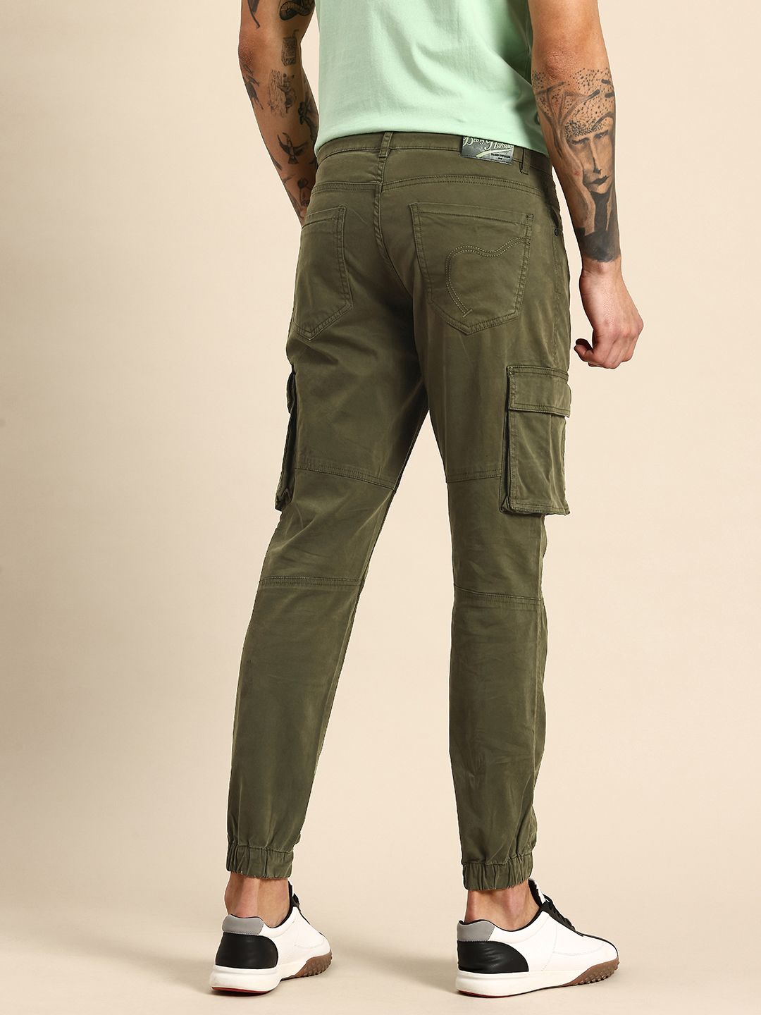 Being Human Men Slim Fit Cargo Joggers