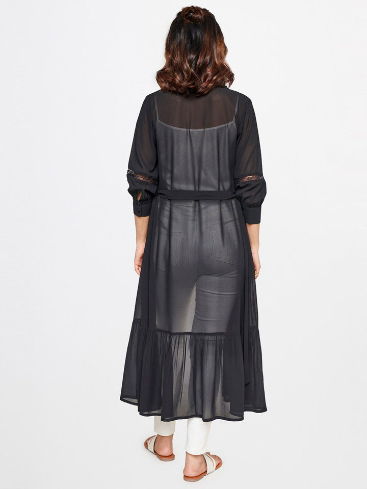 Global Desi Women Longline Shrug