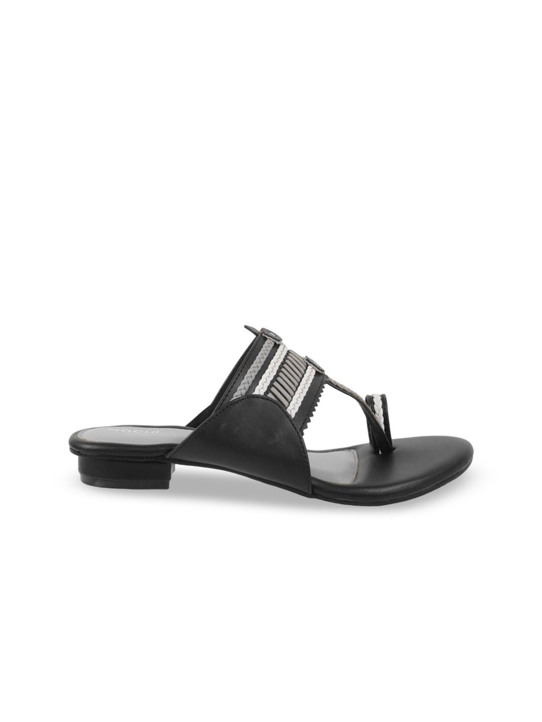 Mochi Embellished Block Sandals