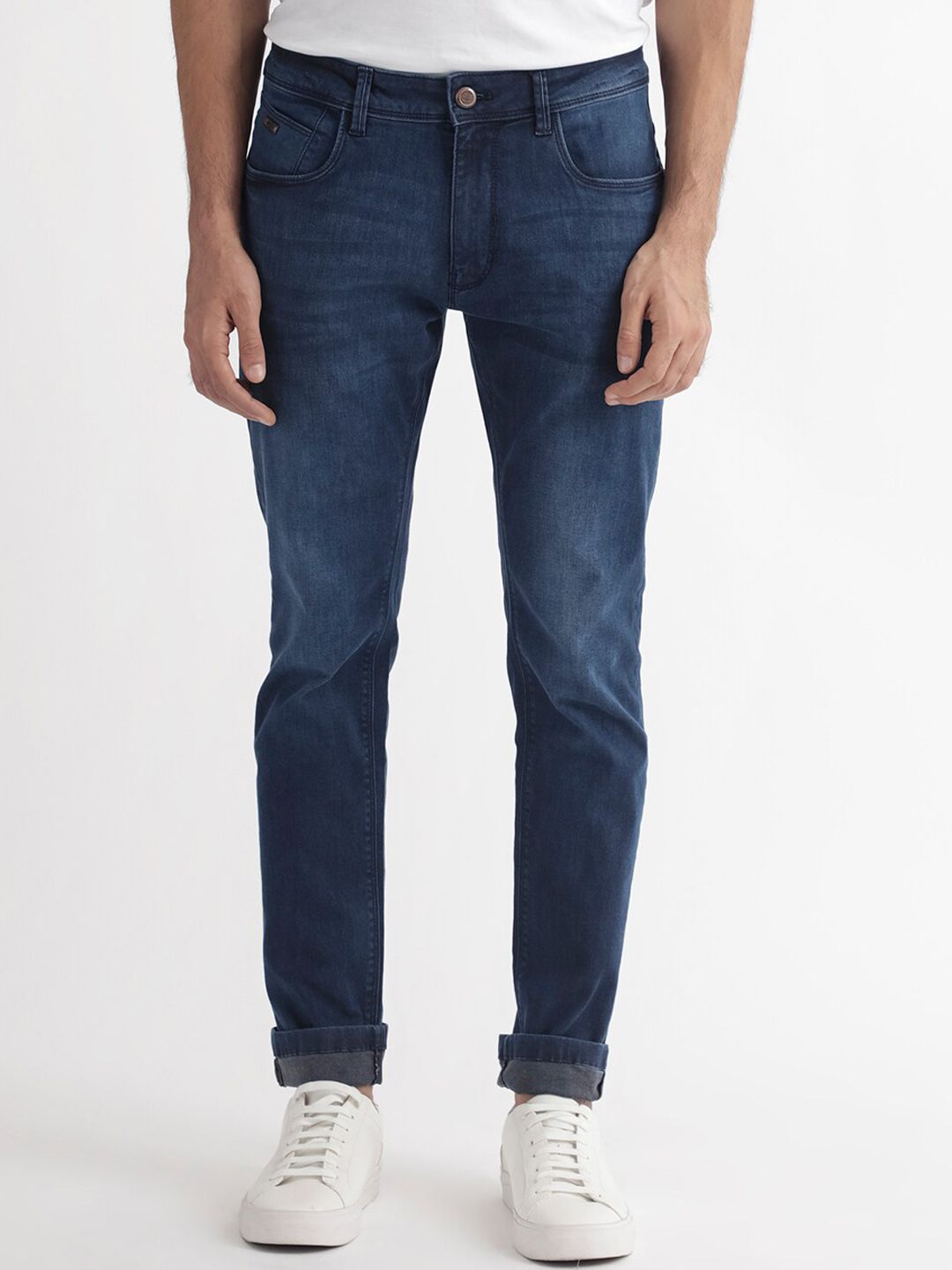 RARE RABBIT Men Monaco Slim Fit Cotton Stretchable Jeans