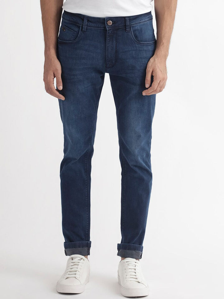 RARE RABBIT Men Monaco Slim Fit Cotton Stretchable Jeans