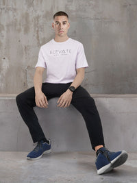 HRX by Hrithik Roshan Typography Printed Pure Cotton Relaxed Fit Yoga T-shirt