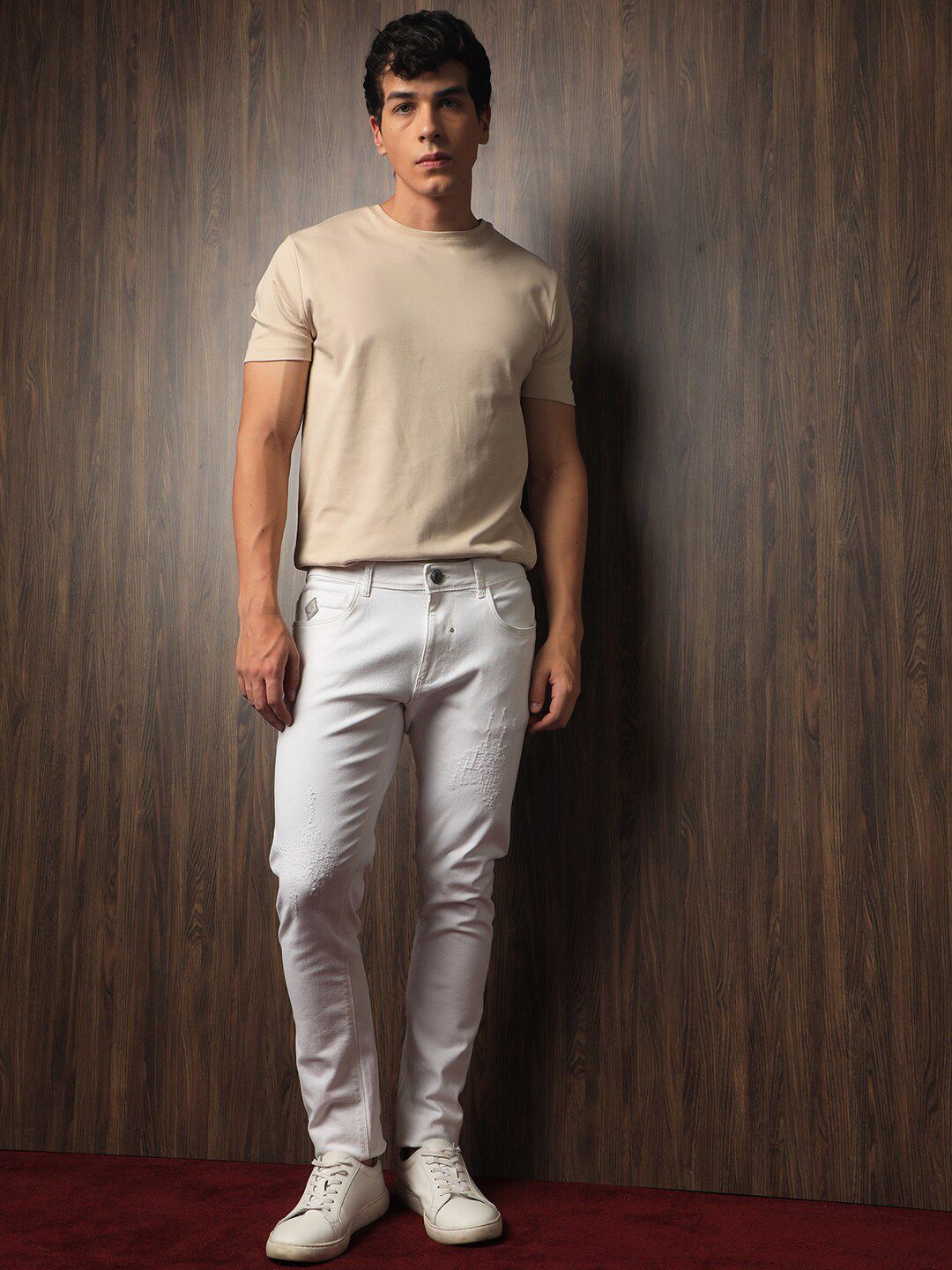 RARE RABBIT Men Astral Slim Fit Cotton Jeans