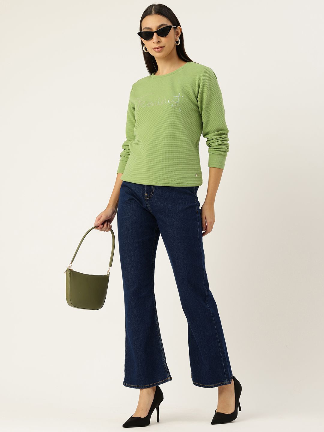 Monte Carlo Self-Design Sequined Sweatshirt