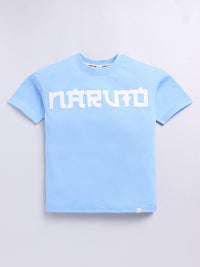 Happy Faces Boys Naruto Print Pure Cotton T-shirt
