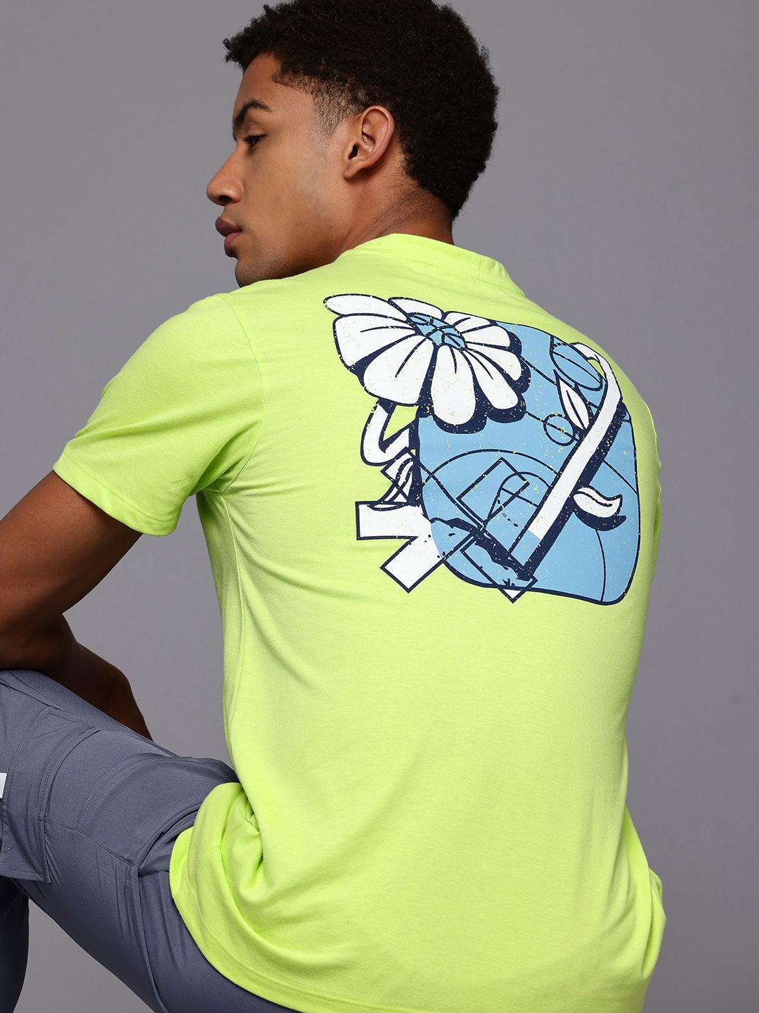 HRX by Hrithik Roshan Graphic Print Regular Fit Lifestyle T-shirt