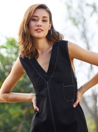 Athena Denim A-Line Dress