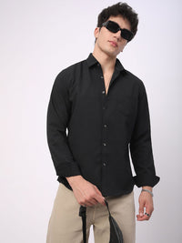 VASTRADO Men Classic Slim Fit Opaque Casual Shirt